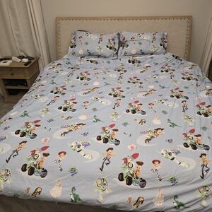 Pottery Barn Kids Toy Story Full/Queen Duvet Cover And Standard Shams
